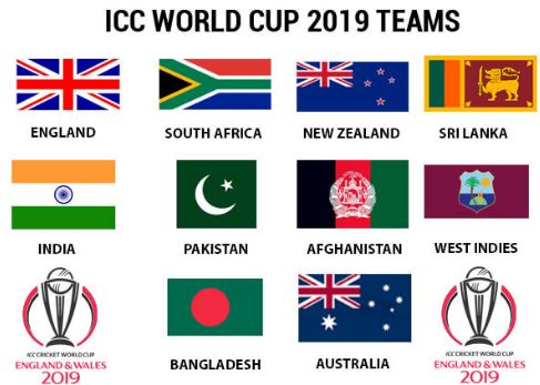icc cricket world cup 2019 teams